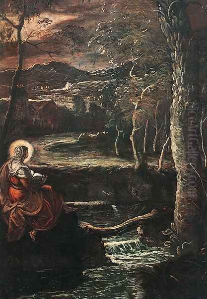 St Mary of Egypt Oil Painting by Jacopo Tintoretto (Robusti)