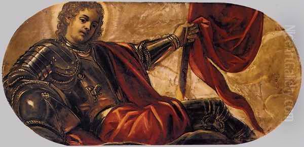 Allegory of the Scuola di San Teodoro Oil Painting by Jacopo Tintoretto (Robusti)