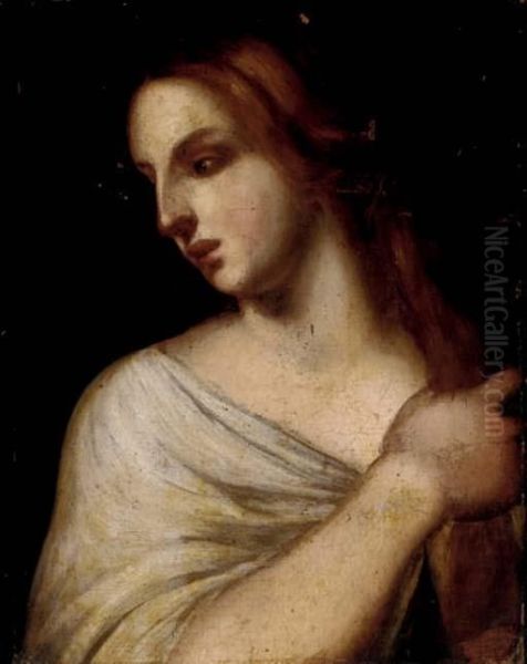 Saint Mary Magdalene Oil Painting by Tiziano Vecellio (Titian)