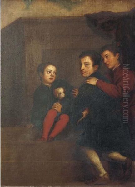 The Vendramin Family: A Detail Oil Painting by Tiziano Vecellio (Titian)