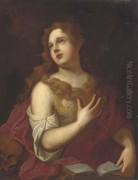 Saint Mary Magdalene Oil Painting by Tiziano Vecellio (Titian)