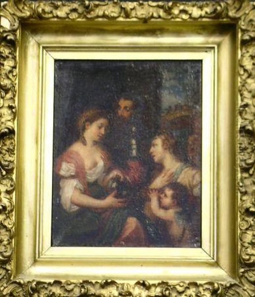 Allegory Of Alfonso D'avalos
Oil On Canvas Oil Painting by Tiziano Vecellio (Titian)