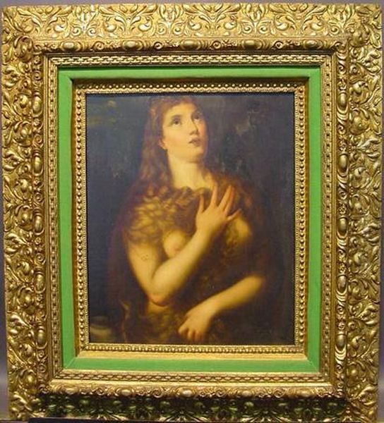 Penitent Magdalene Oil Painting by Tiziano Vecellio (Titian)