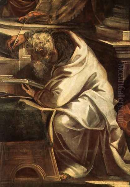 Christ before Pilate [detail 1] Oil Painting by Jacopo Tintoretto (Robusti)