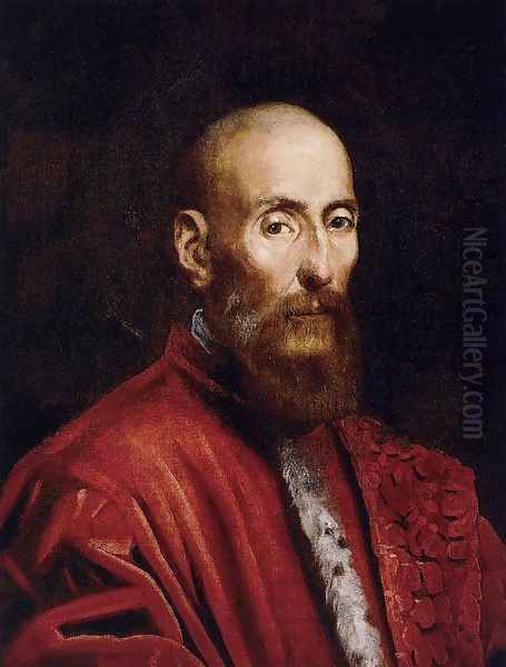 Portrait of a Senator Oil Painting by Jacopo Tintoretto (Robusti)