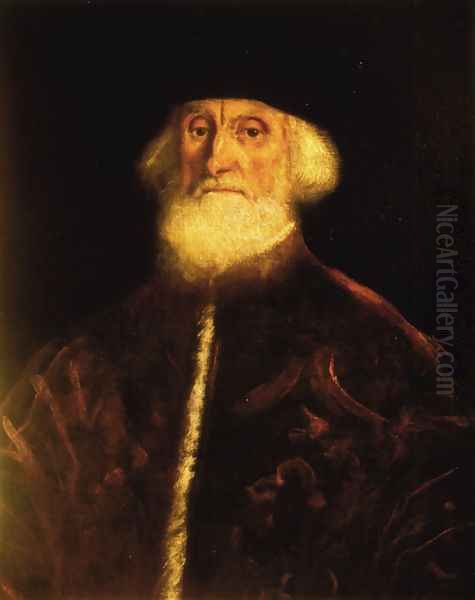 Portrait of Procurator Jacopo Soranzo Oil Painting by Jacopo Tintoretto (Robusti)