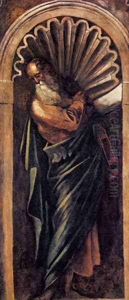 Prophet Oil Painting by Jacopo Tintoretto (Robusti)