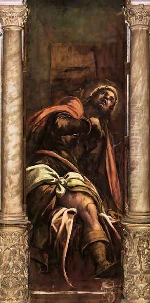 St Roch Oil Painting by Jacopo Tintoretto (Robusti)