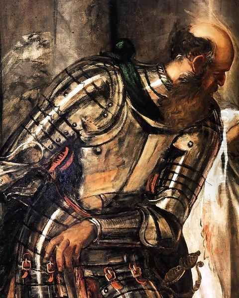 Ecce Homo (detail) Oil Painting by Jacopo Tintoretto (Robusti)