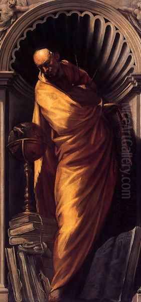 A Philosopher Oil Painting by Jacopo Tintoretto (Robusti)