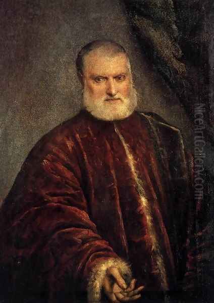 Portrait of Procurator Antonio Cappello 2 Oil Painting by Jacopo Tintoretto (Robusti)