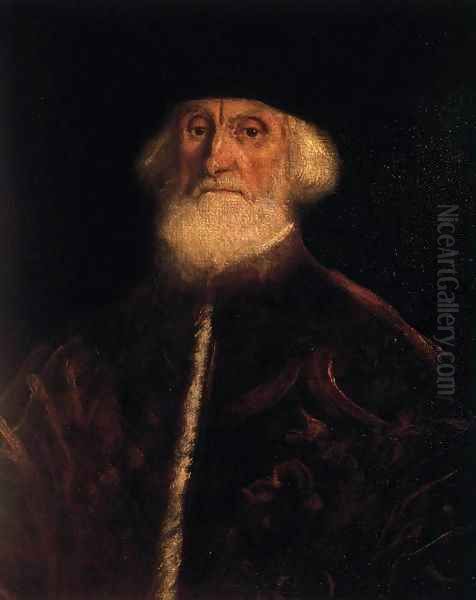 Portrait of Procurator Jacopo Soranzo 2 Oil Painting by Jacopo Tintoretto (Robusti)