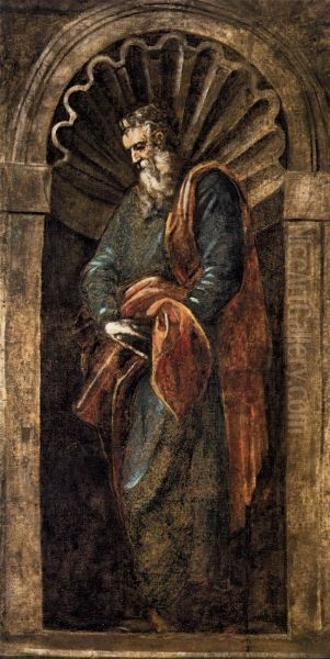 Prophet 4 Oil Painting by Jacopo Tintoretto (Robusti)