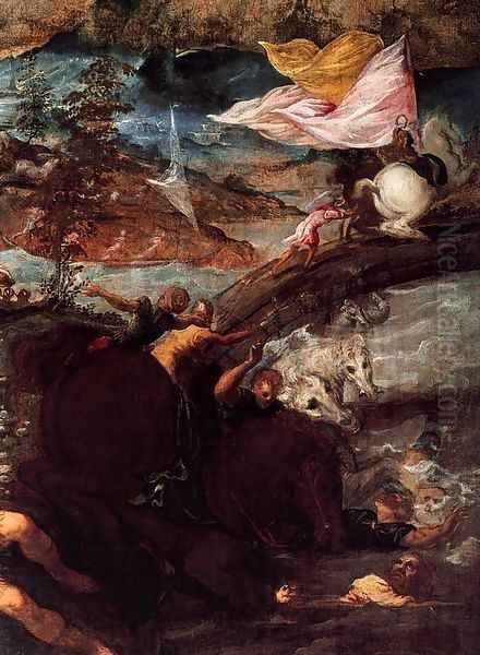 The Conversion of Saul (detail) Oil Painting by Jacopo Tintoretto (Robusti)