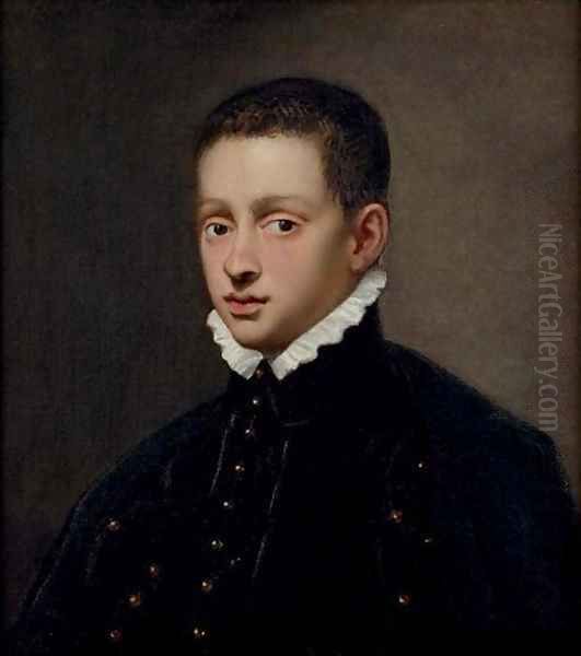 Portrait of a boy Oil Painting by Jacopo Tintoretto (Robusti)