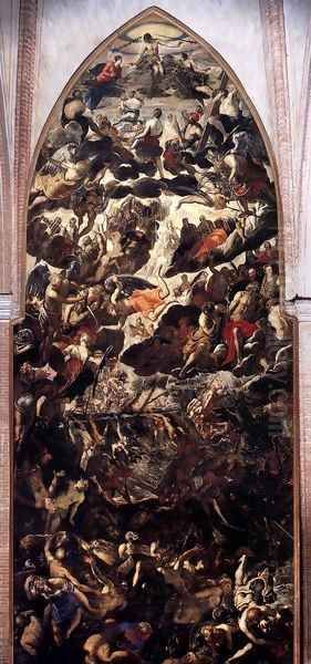 The Last Judgment Oil Painting by Jacopo Tintoretto (Robusti)