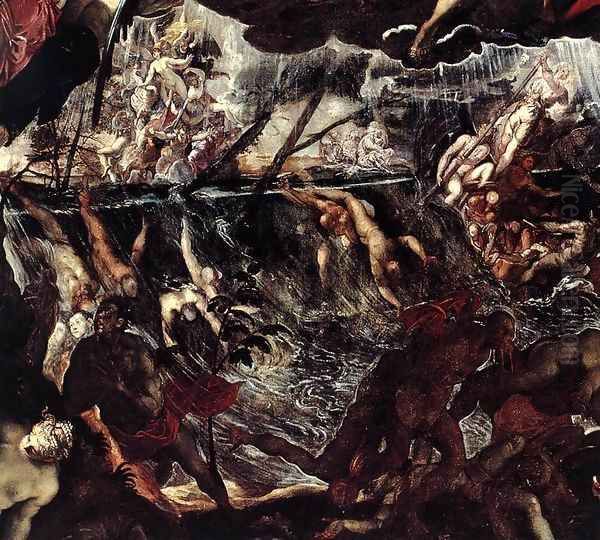 The Last Judgment (detail) 2 Oil Painting by Jacopo Tintoretto (Robusti)