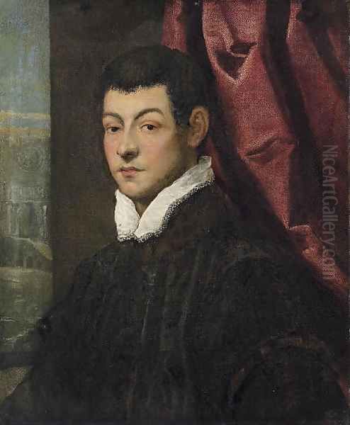 Portrait of a gentleman 3 Oil Painting by Jacopo Tintoretto (Robusti)