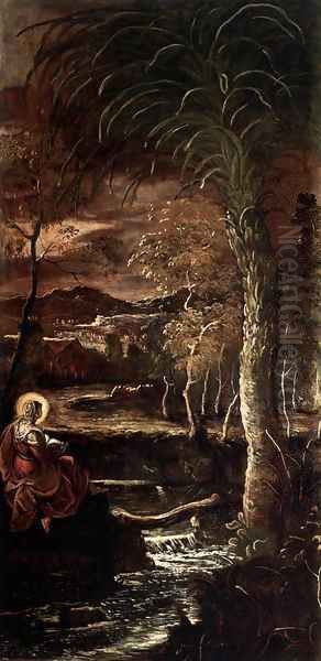 St Mary of Egypt 2 Oil Painting by Jacopo Tintoretto (Robusti)