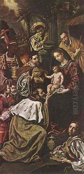 Adoration Of The Magi 1620 Oil Painting by Gaspare Traversi