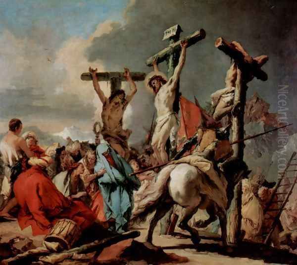 Crucifixion Oil Painting by Giovanni Battista Tiepolo