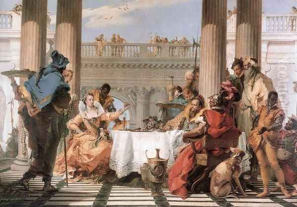 The Banquet of Cleopatra Oil Painting by Giovanni Battista Tiepolo