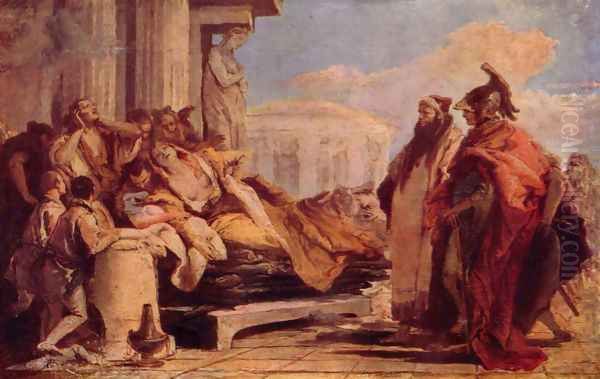 Death of Dido Oil Painting by Giovanni Battista Tiepolo