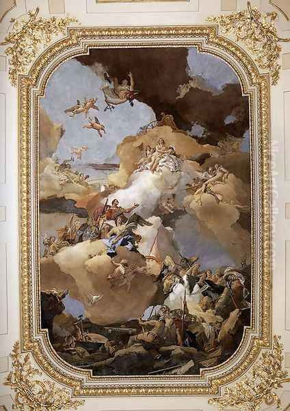 Venus and Vulcan 1762-66 Oil Painting by Giovanni Battista Tiepolo