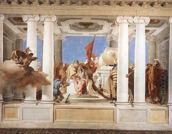 The Sacrifice of Iphigenia 1757 Oil Painting by Giovanni Battista Tiepolo