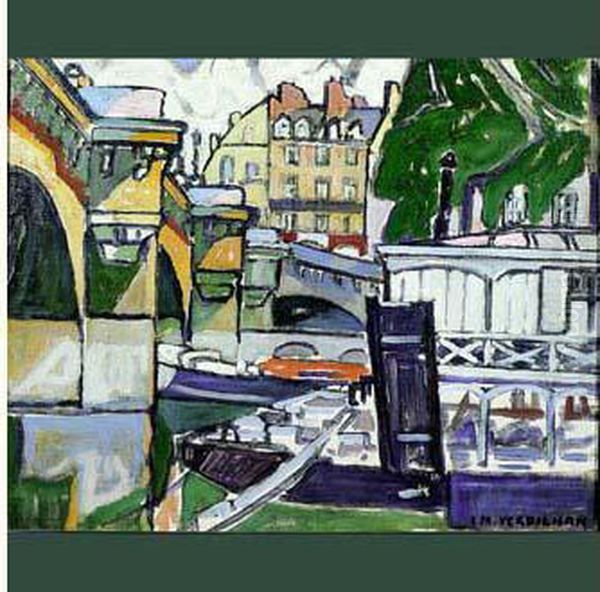 Paris, Le Pont Neuf Oil Painting by Louis-Mathieu Verdilhan