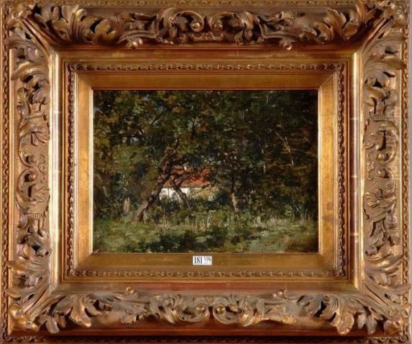 Fermette En Foret Oil Painting by Isidore Verheyden