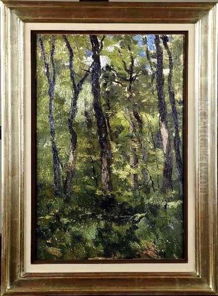 Sous-bois Vert Oil Painting by Isidore Verheyden