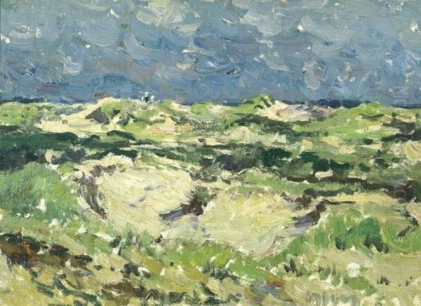 View From The Dunes Oil Painting by Isidore Verheyden