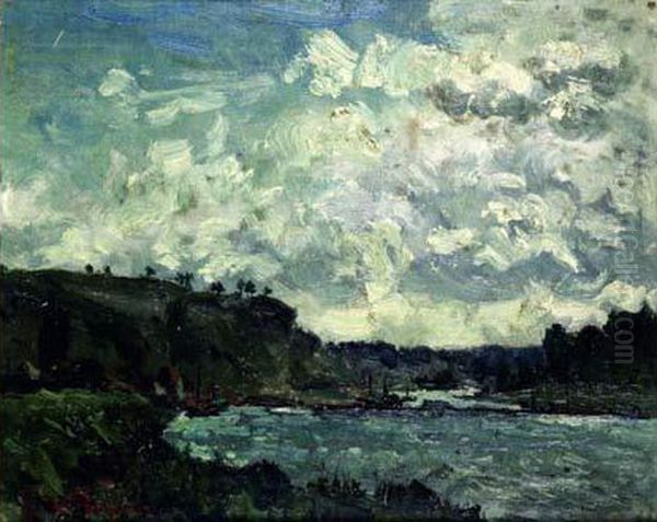 Vue De La Meuse Oil Painting by Isidore Verheyden