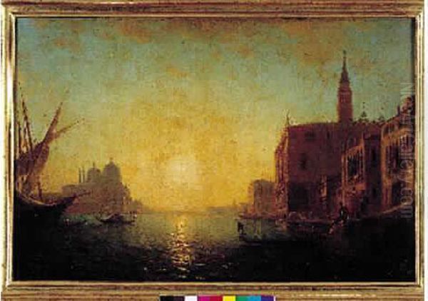 Venise, Le Grand Canal Oil Painting by Isidore Verheyden