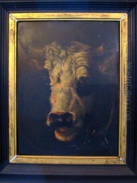 Vache. Oil Painting by Albertus Verhoesen