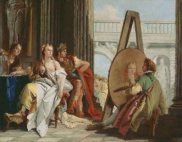 Alexander the Great Oil Painting by Giovanni Battista Tiepolo