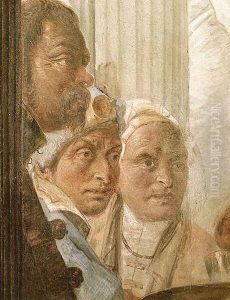 The Banquet of Cleopatra (detail-4) 1746-4 Oil Painting by Giovanni Battista Tiepolo