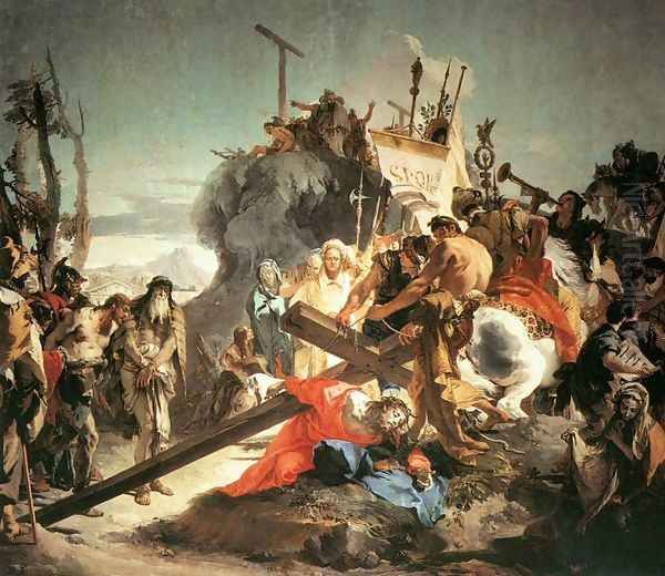 Christ Carrying the Cross Oil Painting by Giovanni Battista Tiepolo