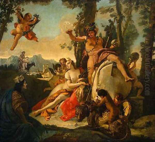 Bacchus and Ariadne Oil Painting by Giovanni Battista Tiepolo