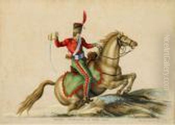 Le Cavalier Oil Painting by Carle Vernet