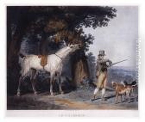 Lechasseur Oil Painting by Carle Vernet