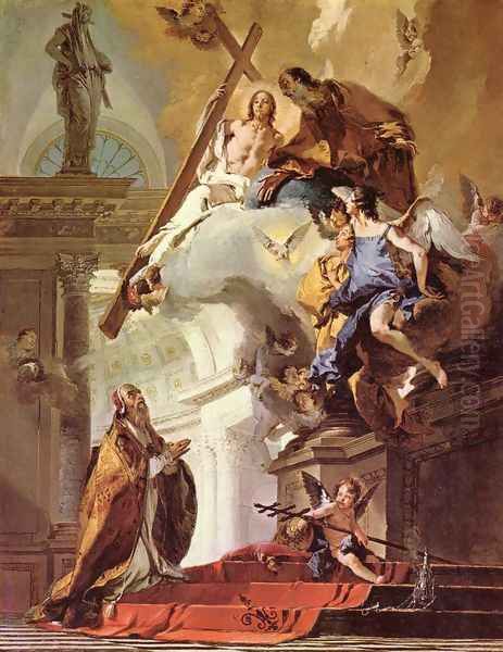 Vision of St. Clemens Oil Painting by Giovanni Battista Tiepolo