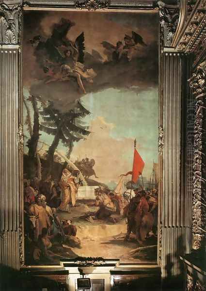 The Sacrifice of Melchizedek Oil Painting by Giovanni Battista Tiepolo