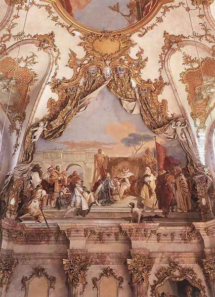 The Investiture of Herold as Duke of Franconia Oil Painting by Giovanni Battista Tiepolo