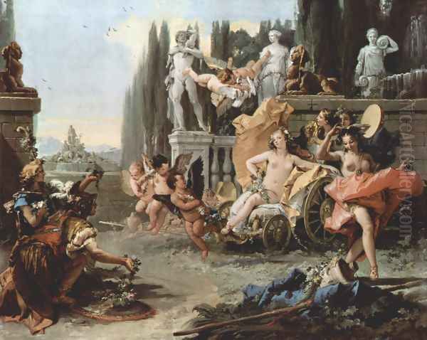 Triumph of Flora Oil Painting by Giovanni Battista Tiepolo