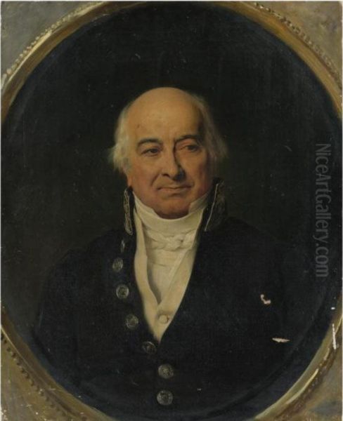 Potrait Of A Gentleman Oil Painting by Horace Vernet