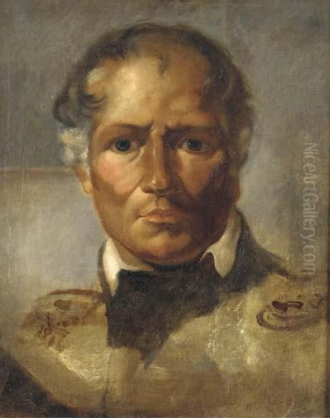 Portrait Du Marechal Laurent Gouvion-saint-cyr Oil Painting by Horace Vernet