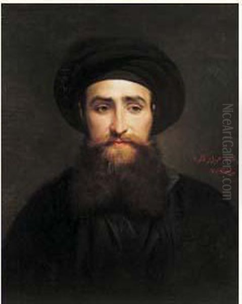 Portrait D'homme Oil Painting by Horace Vernet