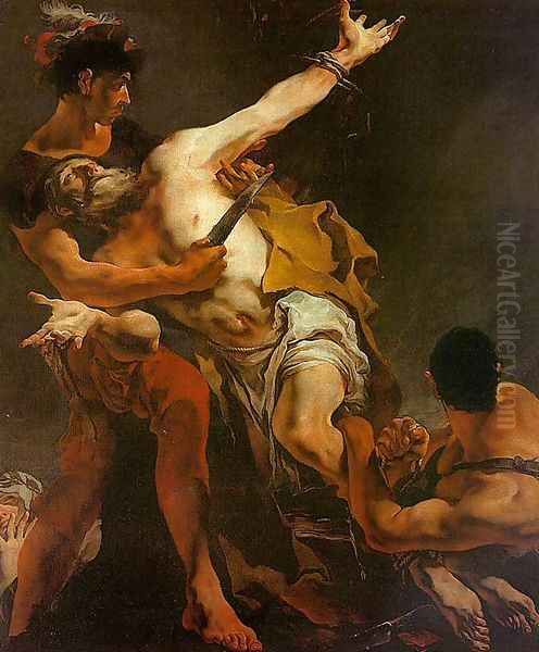 The Martyrdom of St. Bartholomew Oil Painting by Giovanni Battista Tiepolo